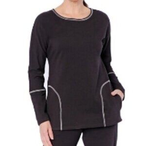 New Mr. Max Black Pullover Sweatshirt Size Large bin 3E